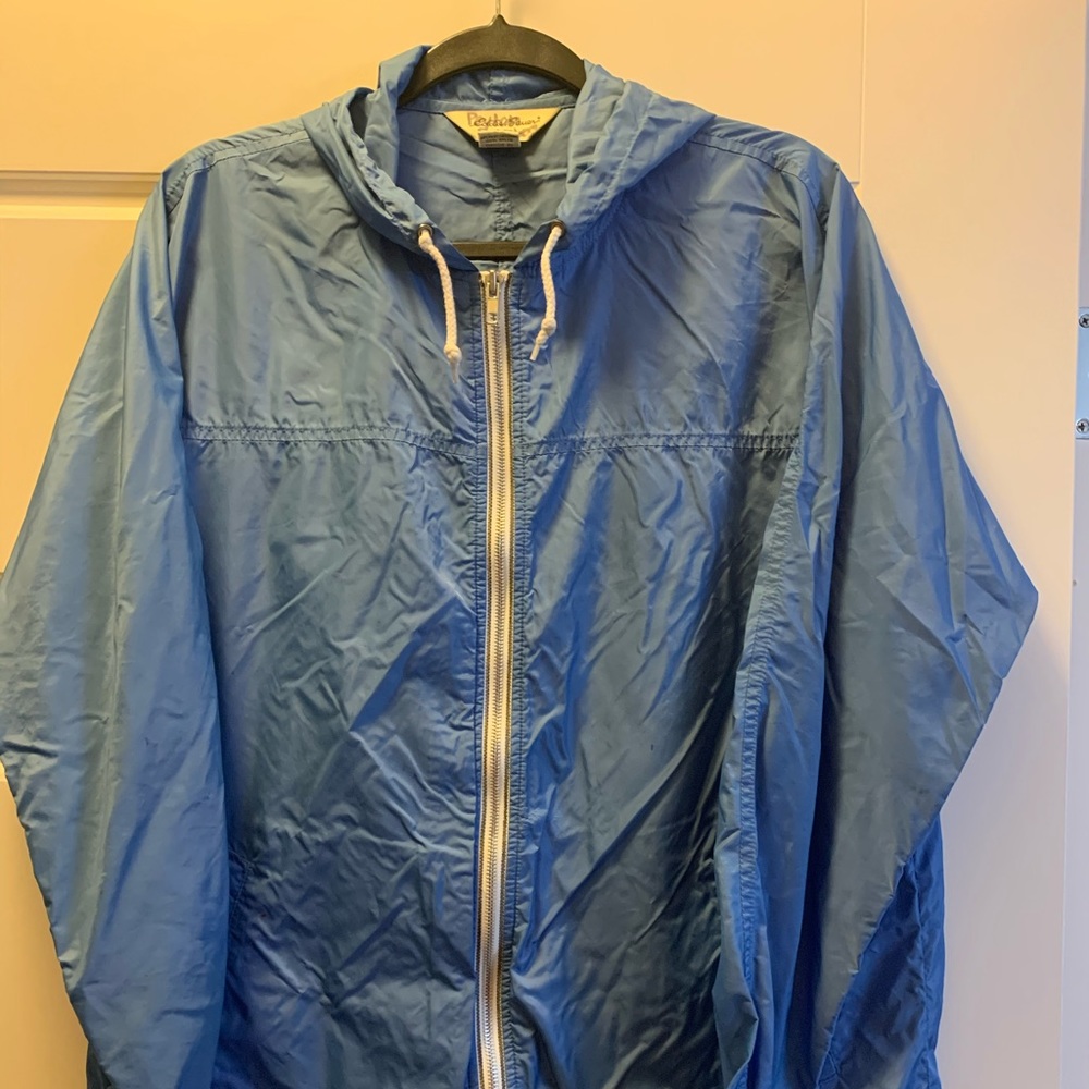 Eddie Bauer Blue Rain Coat - Picture 1 of 4